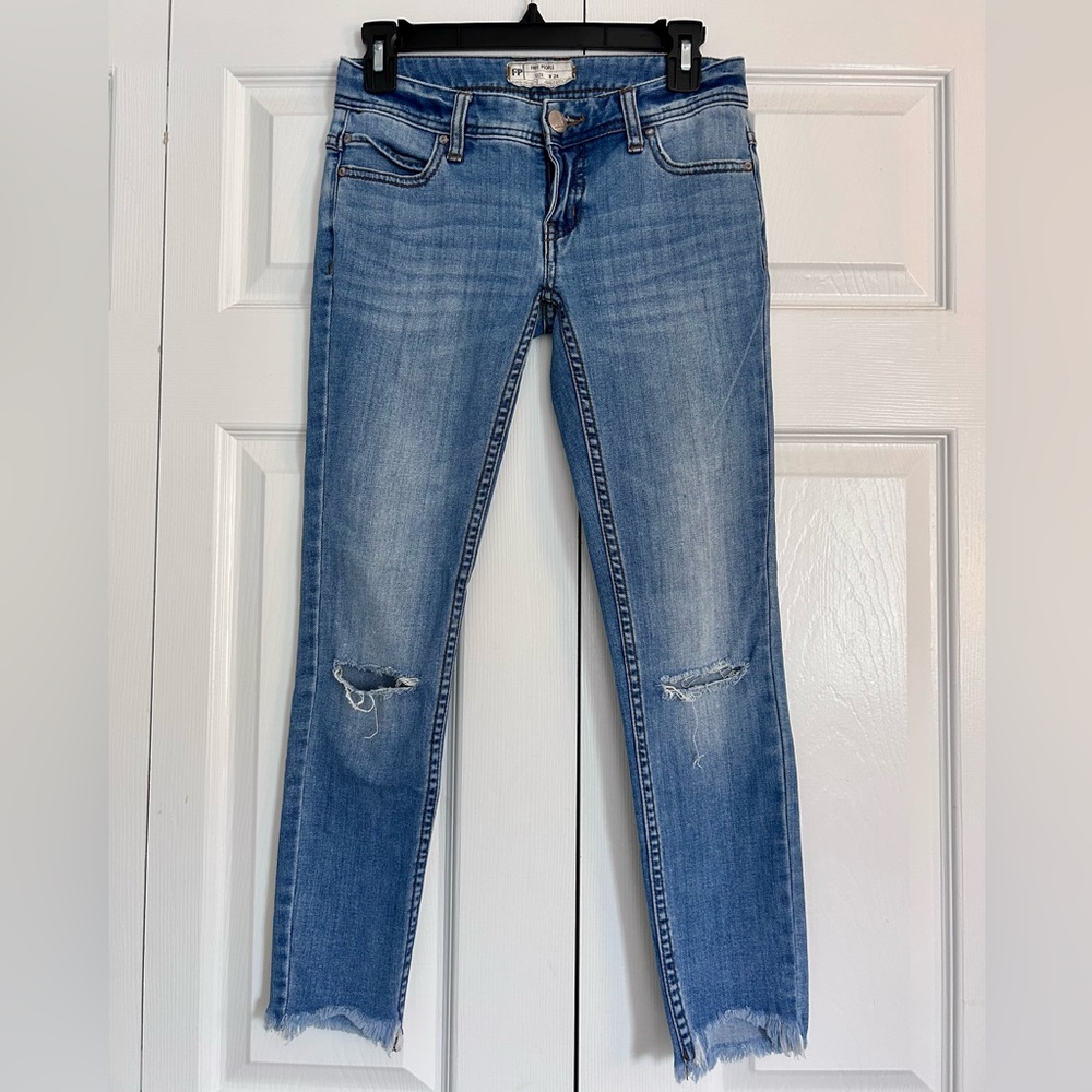 Free People ankle cut jeans